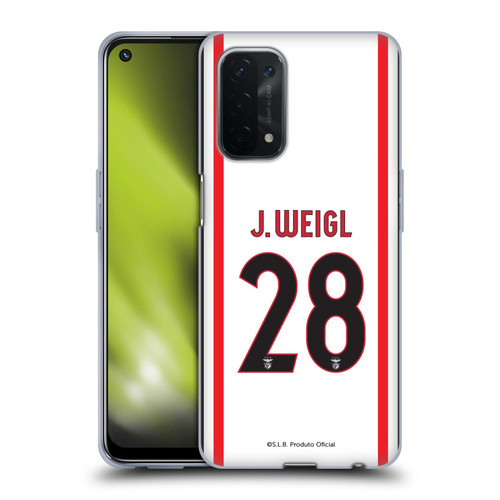 S.L. Benfica 2021/22 Players Away Kit Julian Weigl Soft Gel Case for OPPO A54 5G