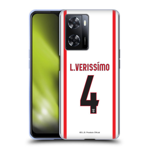 S.L. Benfica 2021/22 Players Away Kit Lucas Veríssimo Soft Gel Case for OPPO A57s