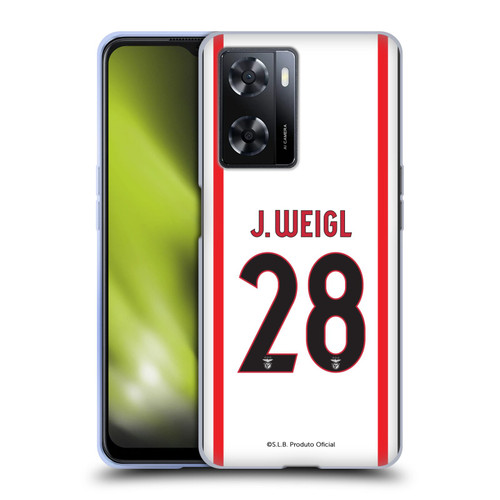 S.L. Benfica 2021/22 Players Away Kit Julian Weigl Soft Gel Case for OPPO A57s