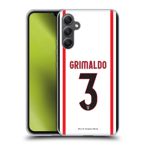 S.L. Benfica 2021/22 Players Away Kit Álex Grimaldo Soft Gel Case for Samsung Galaxy A34 5G