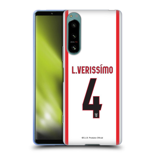 S.L. Benfica 2021/22 Players Away Kit Lucas Veríssimo Soft Gel Case for Sony Xperia 5 IV