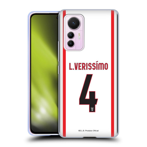 S.L. Benfica 2021/22 Players Away Kit Lucas Veríssimo Soft Gel Case for Xiaomi 12 Lite