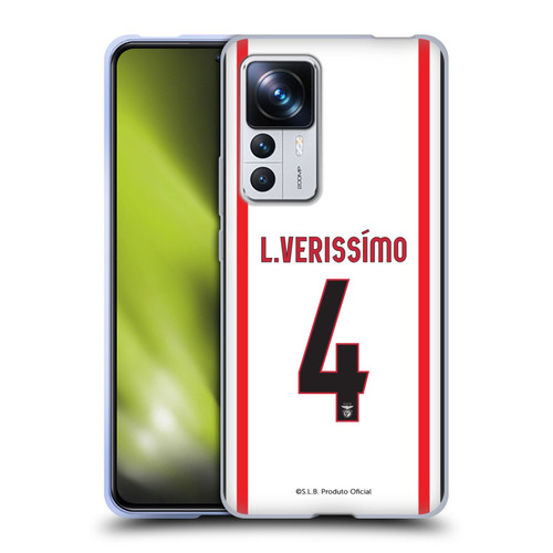 S.L. Benfica 2021/22 Players Away Kit Lucas Veríssimo Soft Gel Case for Xiaomi 12T Pro