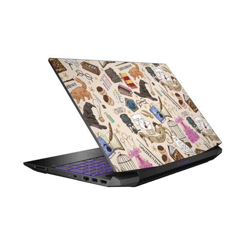 Harry Potter Graphics Hogwarts Pattern Vinyl Sticker Skin Decal Cover for HP Pavilion 15.6" 15-dk0047TX