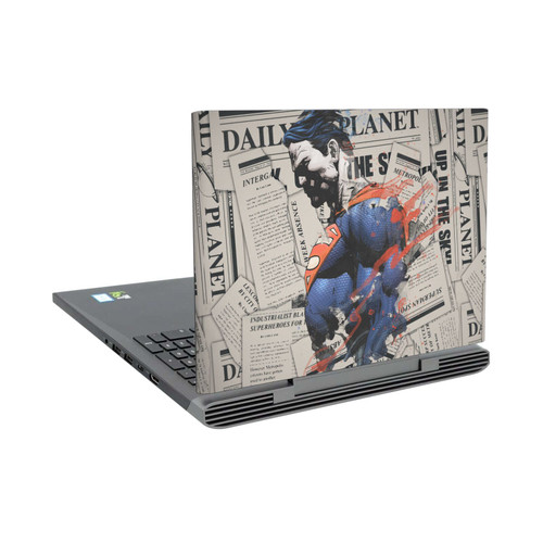 Superman DC Comics Logos And Comic Book Newspaper Vinyl Sticker Skin Decal Cover for Dell Inspiron 15 7000 P65F