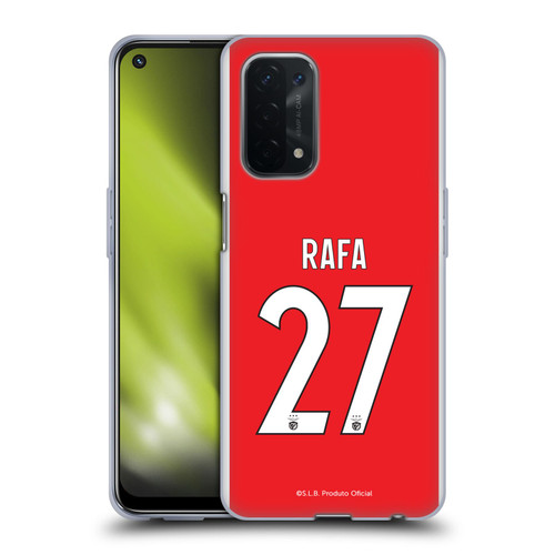 S.L. Benfica 2021/22 Players Home Kit Rafa Silva Soft Gel Case for OPPO A54 5G