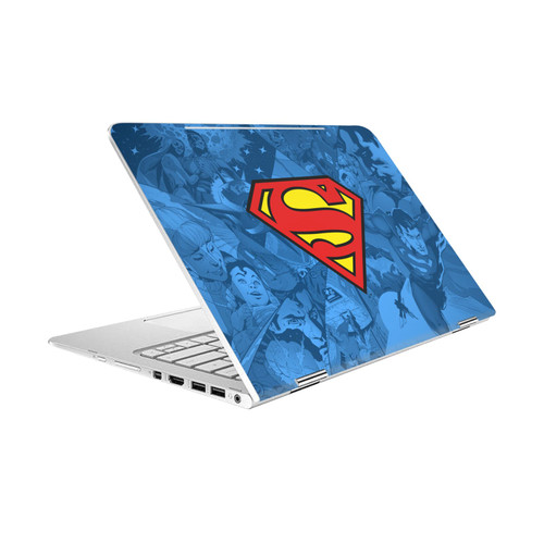 Superman DC Comics Logos And Comic Book Collage Vinyl Sticker Skin Decal Cover for HP Spectre Pro X360 G2