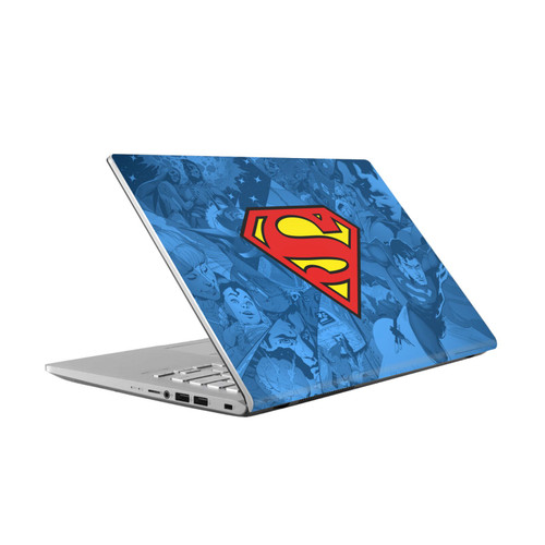 Superman DC Comics Logos And Comic Book Collage Vinyl Sticker Skin Decal Cover for Asus Vivobook 14 X409FA-EK555T