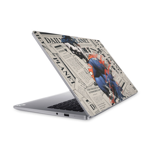 Superman DC Comics Logos And Comic Book Newspaper Vinyl Sticker Skin Decal Cover for Xiaomi Mi NoteBook 14 (2020)