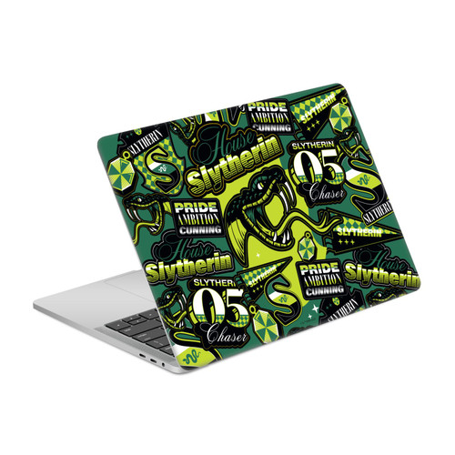 Harry Potter Graphics Slytherin Pattern Vinyl Sticker Skin Decal Cover for Apple MacBook Pro 13" A1989 / A2159