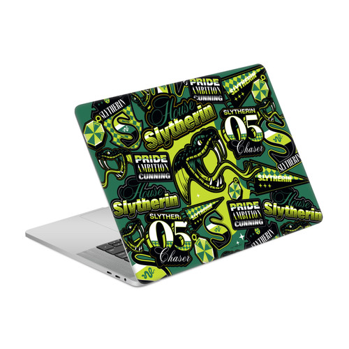 Harry Potter Graphics Slytherin Pattern Vinyl Sticker Skin Decal Cover for Apple MacBook Pro 15.4" A1707/A1990