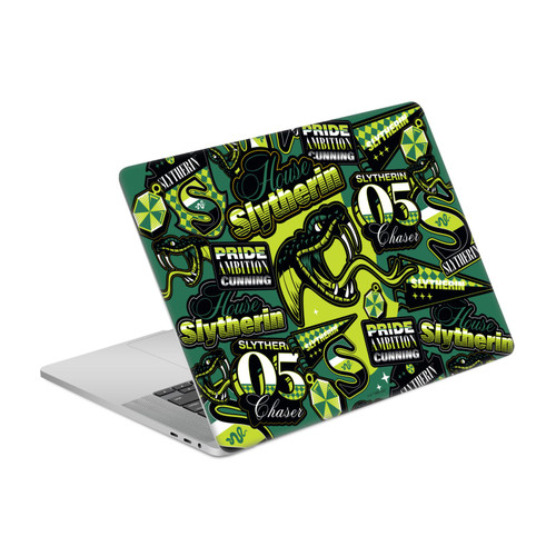 Harry Potter Graphics Slytherin Pattern Vinyl Sticker Skin Decal Cover for Apple MacBook Pro 16" A2141