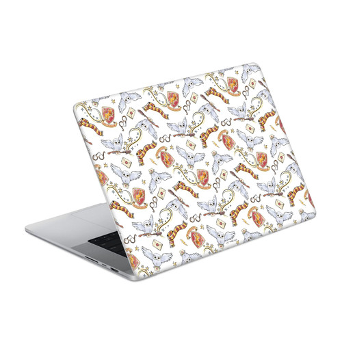 Harry Potter Graphics Hedwig Owl Pattern Vinyl Sticker Skin Decal Cover for Apple MacBook Pro 14" A2442