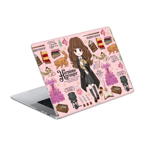 Harry Potter Graphics Hermione Pattern Vinyl Sticker Skin Decal Cover for Apple MacBook Pro 14" A2442