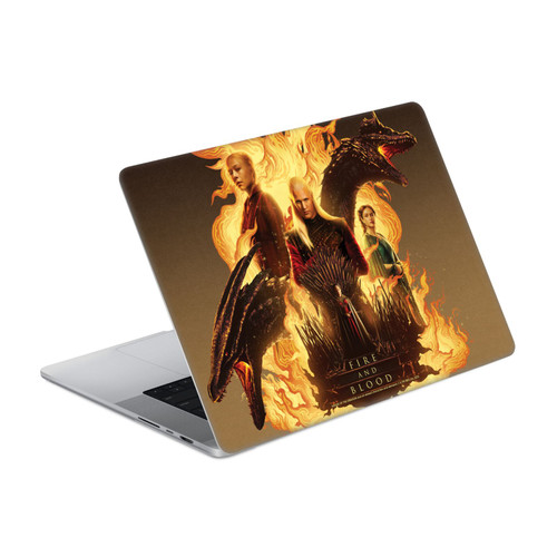 House Of The Dragon: Television Series Sigils And Characters Fire And Blood Vinyl Sticker Skin Decal Cover for Apple MacBook Pro 14" A2442