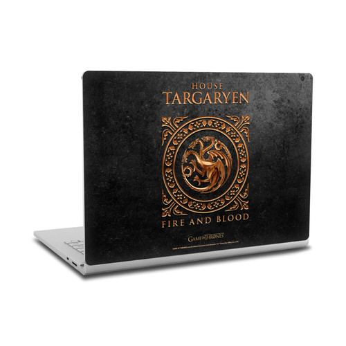 HBO Game of Thrones Sigils and Graphics House Targaryen Vinyl Sticker Skin Decal Cover for Microsoft Surface Book 2