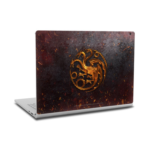House Of The Dragon: Television Series Sigils And Characters House Targaryen Vinyl Sticker Skin Decal Cover for Microsoft Surface Book 2