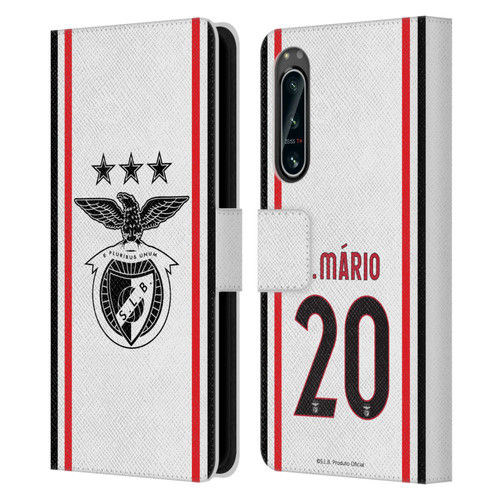 S.L. Benfica 2021/22 Players Away Kit João Mário Leather Book Wallet Case Cover For Sony Xperia 5 IV