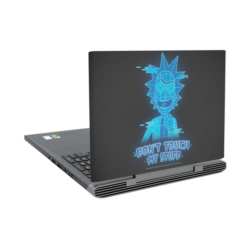 Rick And Morty Graphics Don't Touch My Stuff Vinyl Sticker Skin Decal Cover for Dell Inspiron 15 7000 P65F