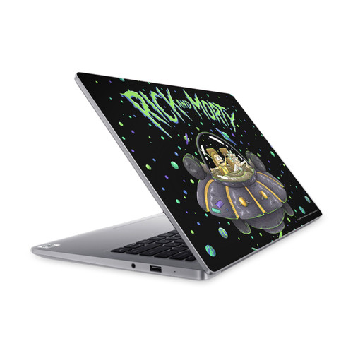 Rick And Morty Graphics The Space Cruiser Vinyl Sticker Skin Decal Cover for Xiaomi Mi NoteBook 14 (2020)