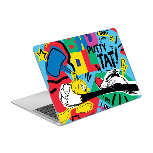 Looney Tunes Graphics and Characters Tweety And Sylvester Vinyl Sticker Skin Decal Cover for Apple MacBook Air 13.3" A1932/A2179