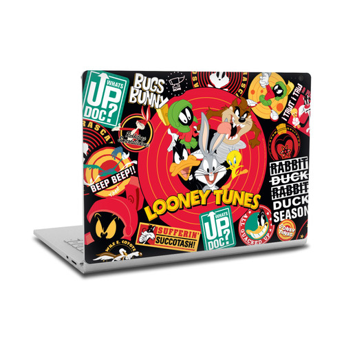 Looney Tunes Graphics and Characters Sticker Collage Vinyl Sticker Skin Decal Cover for Microsoft Surface Book 2