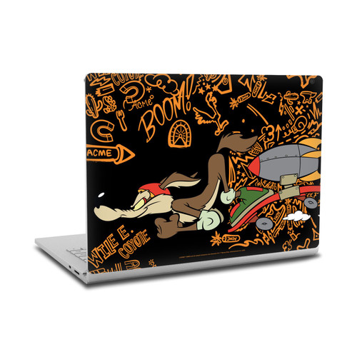 Looney Tunes Graphics and Characters Wile E. Coyote Vinyl Sticker Skin Decal Cover for Microsoft Surface Book 2
