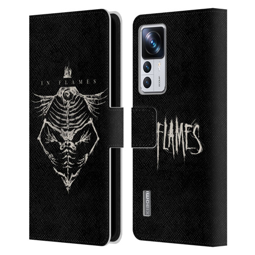 In Flames Metal Grunge Jesterhead Bones Leather Book Wallet Case Cover For Xiaomi 12T Pro