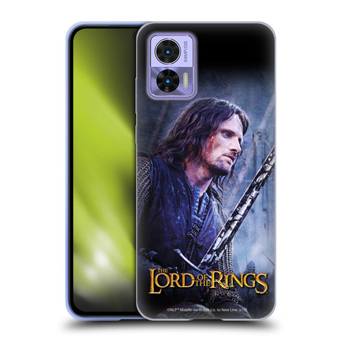 The Lord Of The Rings The Two Towers Character Art Aragorn Soft Gel Case for Motorola Edge 30 Neo 5G