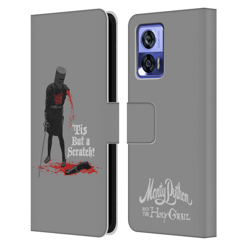 Monty Python Key Art Tis But A Scratch Leather Book Wallet Case Cover For Motorola Edge 30 Neo 5G