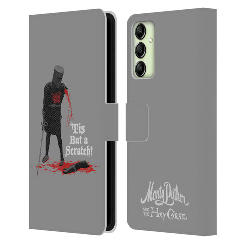 Monty Python Key Art Tis But A Scratch Leather Book Wallet Case Cover For Samsung Galaxy A14 5G