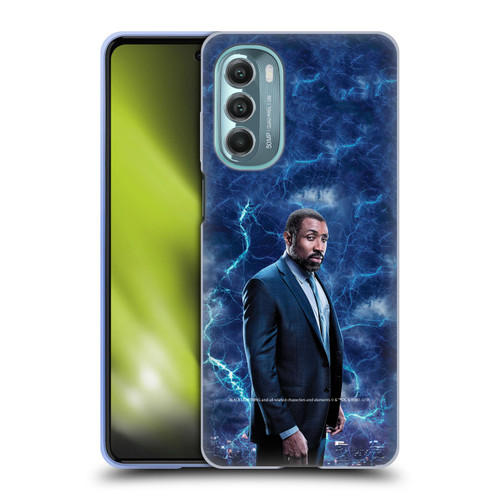 Black Lightning Characters Jefferson Pierce Soft Gel Case for Motorola Moto G Stylus 5G (2022)