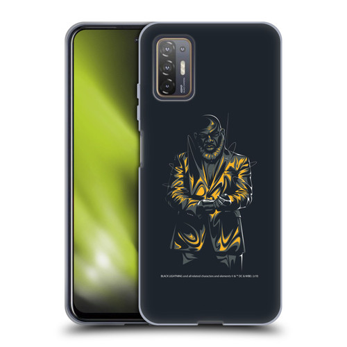 Black Lightning Key Art Tobias Whale Soft Gel Case for HTC Desire 21 Pro 5G