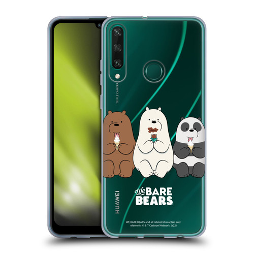 We Bare Bears Character Art Group 2 Soft Gel Case for Huawei Y6p