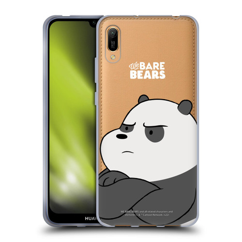 We Bare Bears Character Art Panda Soft Gel Case for Huawei Y6 Pro (2019)