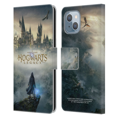Hogwarts Legacy Graphics Key Art Leather Book Wallet Case Cover For Apple iPhone 14