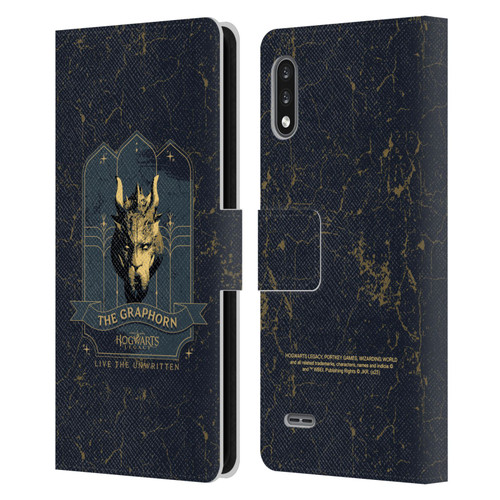 Hogwarts Legacy Graphics The Graphorn Leather Book Wallet Case Cover For LG K22