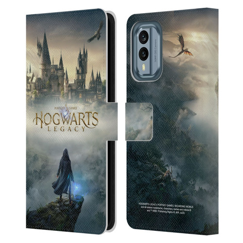 Hogwarts Legacy Graphics Key Art Leather Book Wallet Case Cover For Nokia X30