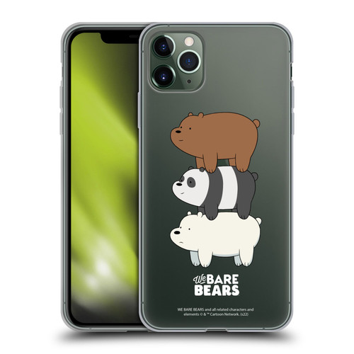 We Bare Bears Character Art Group 3 Soft Gel Case for Apple iPhone 11 Pro Max