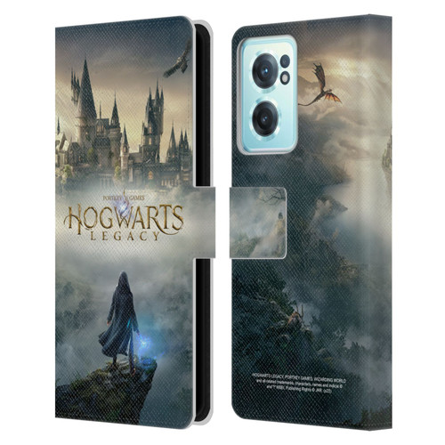 Hogwarts Legacy Graphics Key Art Leather Book Wallet Case Cover For OnePlus Nord CE 2 5G