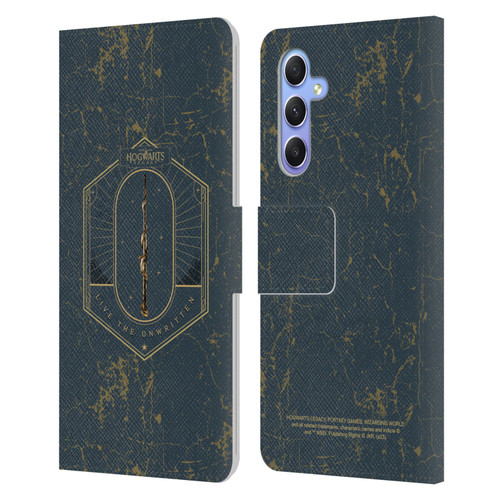 Hogwarts Legacy Graphics Live The Unwritten Leather Book Wallet Case Cover For Samsung Galaxy A34 5G