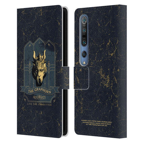 Hogwarts Legacy Graphics The Graphorn Leather Book Wallet Case Cover For Xiaomi Mi 10 5G / Mi 10 Pro 5G