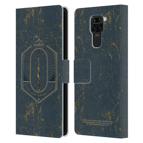 Hogwarts Legacy Graphics Live The Unwritten Leather Book Wallet Case Cover For Xiaomi Redmi Note 9 / Redmi 10X 4G