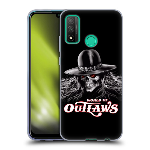 World of Outlaws Skull Rock Graphics Logo Soft Gel Case for Huawei P Smart (2020)