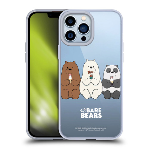 We Bare Bears Character Art Group 2 Soft Gel Case for Apple iPhone 13 Pro Max & MagSafe
