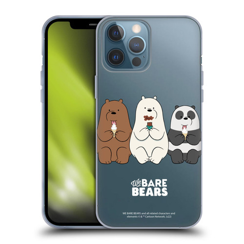 We Bare Bears Character Art Group 2 Soft Gel Case for Apple iPhone 13 Pro Max