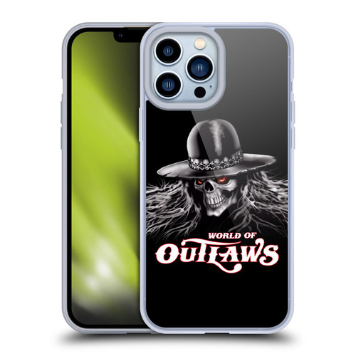 World of Outlaws Skull Rock Graphics Logo Soft Gel Case for Apple iPhone 13 Pro Max