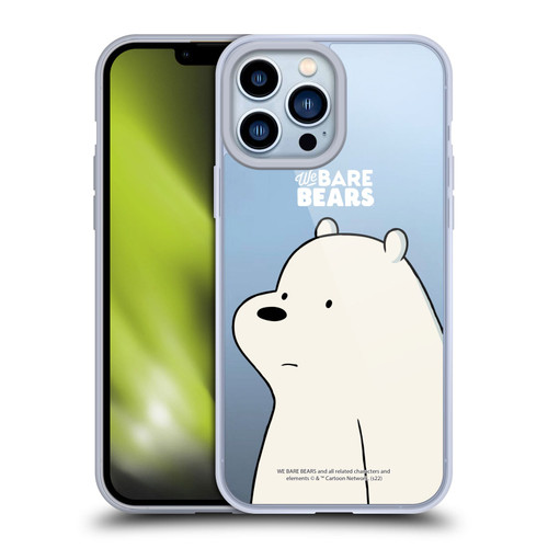 We Bare Bears Character Art Ice Bear Soft Gel Case for Apple iPhone 13 Pro Max & MagSafe