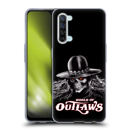 World of Outlaws Skull Rock Graphics Logo Soft Gel Case for OPPO Find X2 Lite 5G