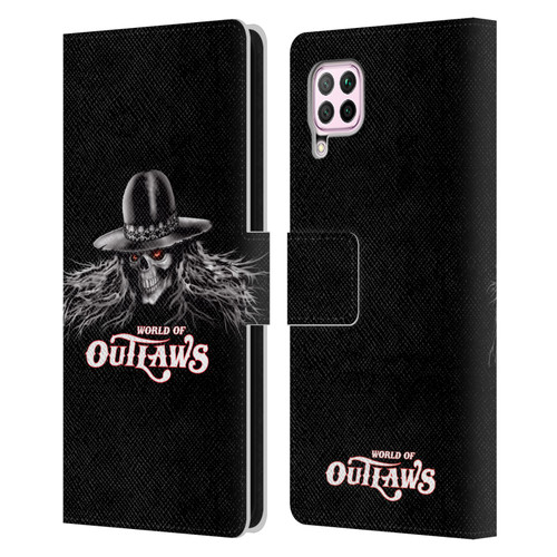 World of Outlaws Skull Rock Graphics Logo Leather Book Wallet Case Cover For Huawei Nova 6 SE / P40 Lite